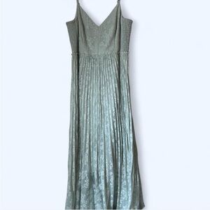 Club Monaco Light Green Floral Maxi Dress